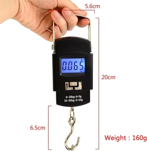 Portable Digital 50 Kg Hanging Weight Scale